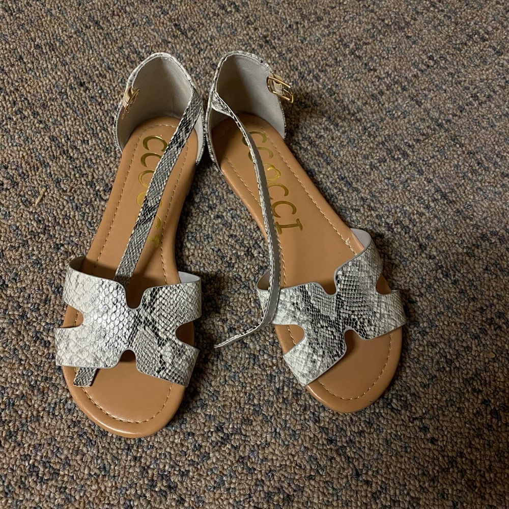 Never worn sandals